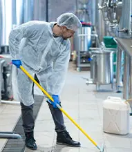 Limpieza y desinfección en la industria alimentaria