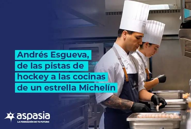 Andrés Esgueva, de las pistas de Hockey a las cocinas de un estrella Michelín